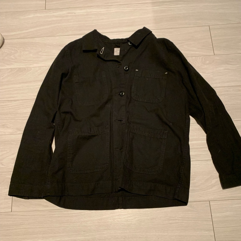 Everlane black utility jacket XL nwot new without tags